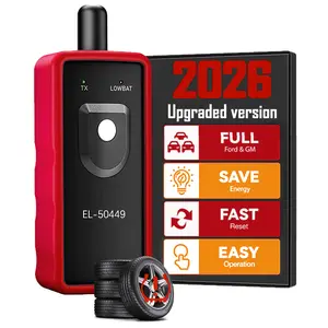 [Ford & GM Dual Compatibility] EL-50449 TPMS Relearn Tool, Tire Pressure Sensor Reset & Activation Tool OEC-T5 for Ford, GM, Buick, Chevy, Cadillac, Lincoln Series Vehicles 2026 Edition (Battery not included)