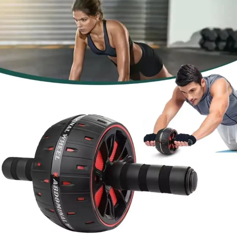 Large Abdominal Roller Core Exercise Wheel, Home Gym Muscle Training, Ergonomic Handle, Anti-Slip Strengthened Muscles, High Load Single Wheel, Stomach Workout Equipment, Abdomen Workout Equipment