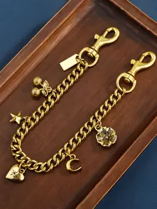 2025 New Fashion Versatile Sakura Flower Bag Chain, Women's Stylish Bag Pendant, All Seasons Accessory, Plain Pattern, Trendy Style