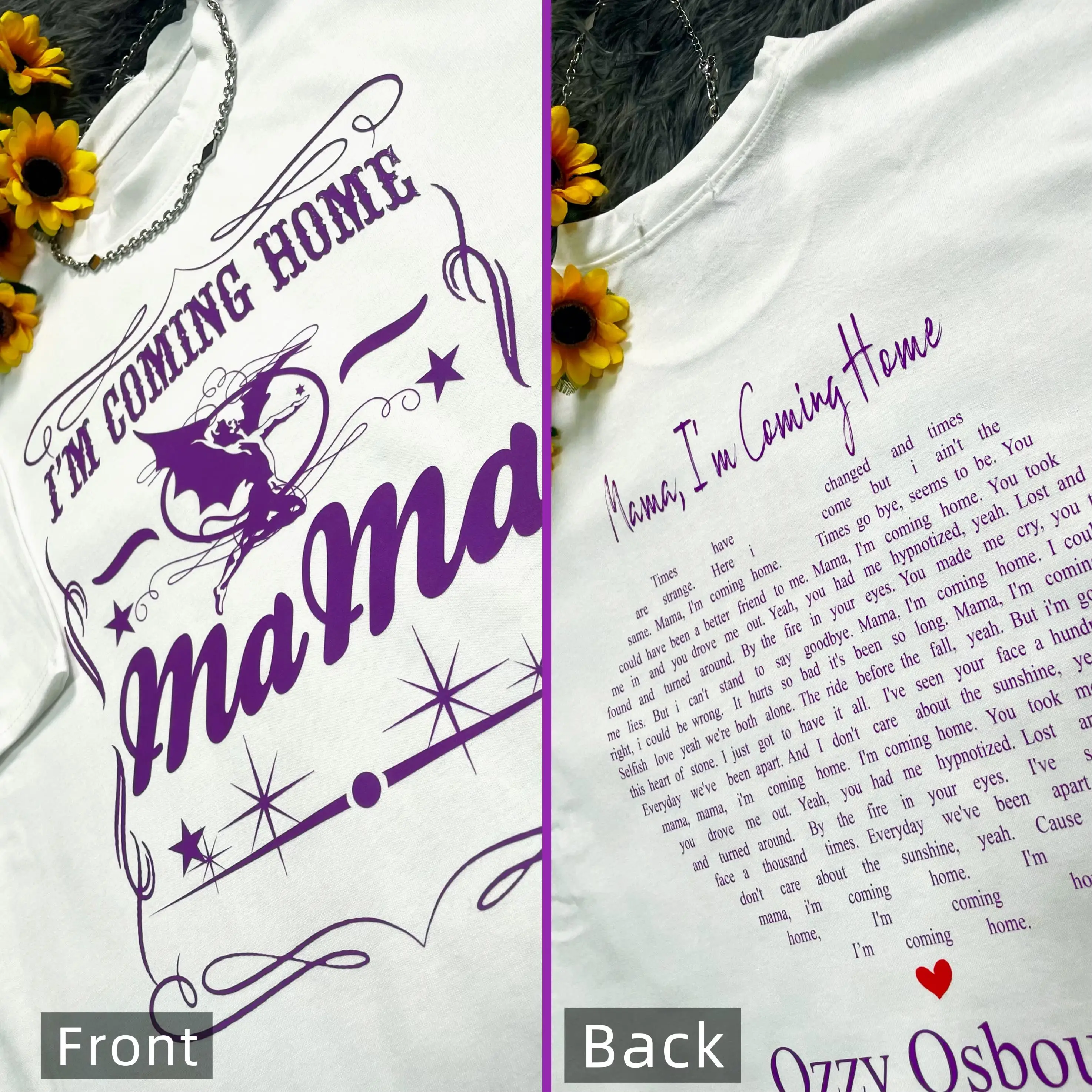 Mama, I’m Coming Home Twoside Lyric Tee, Hoodie
