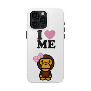 I Love Me Baby Milo Tough Phone Case, A Bathing Milo Case Suitable for iPhone 17/16/15/14/13/12/11 Pro Max/Plus and  Samsung Galaxy S23FE/22/23/24/25
