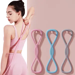 3 Pack Figure 8 Resistance Bands for Women | 15 lbs, 25 lbs & 35 lbs | 8 Shaped Exercise Bands for Arms, Back, Shoulders, Legs and HIPS Working Out - Transform Your Body in Just 10 Minutes/Day