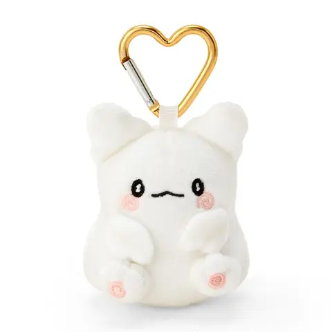 Sanrio Kawaii Hanamaruobake Mini Mascot Keychain Charm - Character Award Series, Aesthetic Cute Keychain Accessory with Clip, Character Figurine