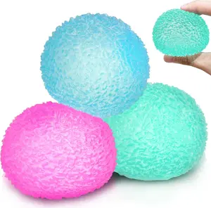 Teenie Fuzz Ball 3-Pack – Sensory Fidget Toy with Velvet Texture – Soft Squishy Stress Relief – Ages 3+