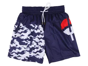 Sasuke Men's Basketball Shorts Workout Sport Knee Pants with Four Pockets Athletic Sweat Walking Summer Shorts