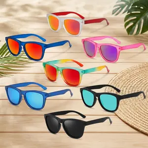 Women's Vibrant Rainbow Style Sunglasses Trendy Oversized Eyewear for Daily Outdoor Wear Fashion Shades in Multiple Colors