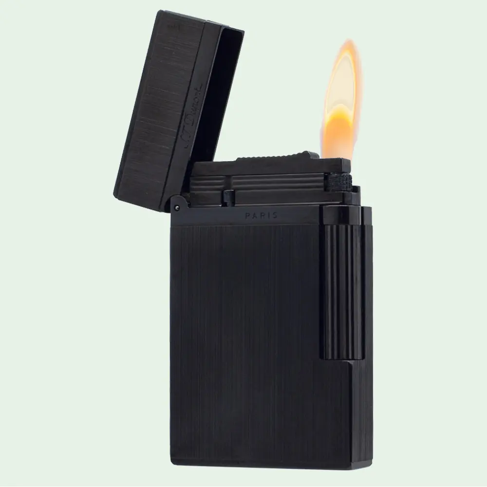 Classical Black Brushed Metal Brass Vintage Lighter Accessories - No Fuel, Ping Sound, Perfect Gift, Lighter-Shaped, Mini Refillable Vintage Lighter Accessories, Lighter-Shaped Lighter Accessories