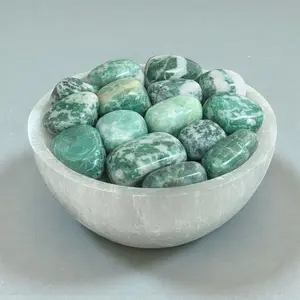 Spotted Jade Tumbled Stone 0.5-1”