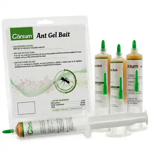 Garsum Ant Gel Bait Ready-to-Use (4 Tubes x 30 Grams) Indoor & Outdoor Ant Control Solution