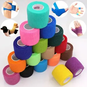 1 Piece Sports Bandage, Self-Adhesive Elastic Bandage Sports Protector, Suitable for Knees, Fingers, Ankles, Wrists, Shoulders