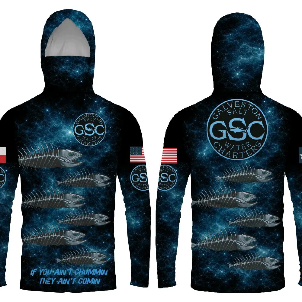 GSC Hooded Masked Performance Shirt (Deep Blue Sea)