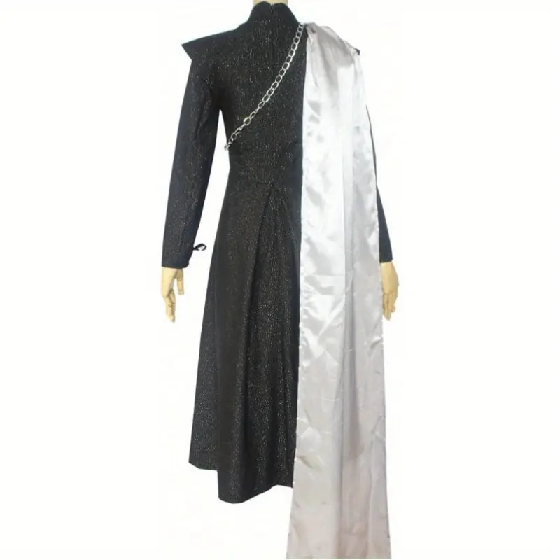 Women's Daenerys Targaryen Cosplay Costume Dress Dragon Warrior Battle Suit for Halloween Clothes Spandex Polyester Basic Minimalist Outfit MH1231809