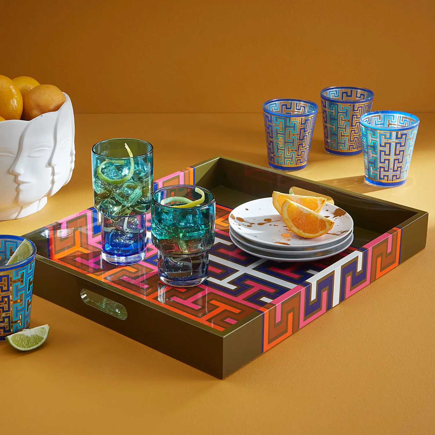 Jonathan Adler Madrid Lacquer Tray