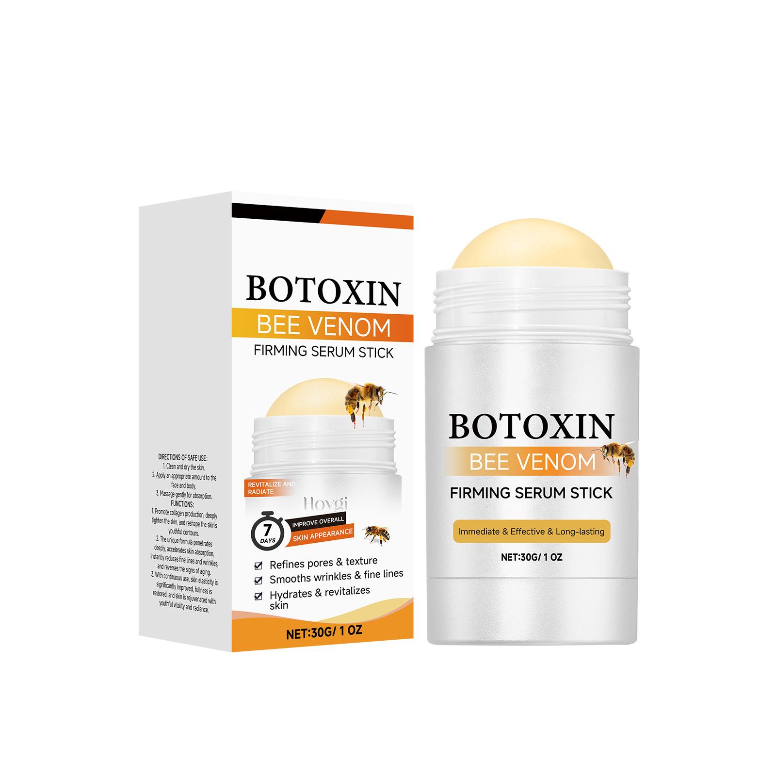 Bee Venom Skin Care Stick, Gentle Hydrating & Moisturizing Balm for Face & Neck, Skin Conditioning Care Stick for Soft Smooth Skin & Natural Contour Appearance, Suitable for Daily Facial & Body Use