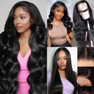 Combo sale [30'+22'+22'] 3 wig'' 13x4 Body Wave & Straight Lace Front Wigs Human Hair with Baby Hair 180% Density Human Hair Wigs for Black Women