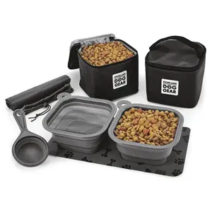 Mobile Dog Gear Dine Away Bag Medium/Large Dogs w/ Accessories