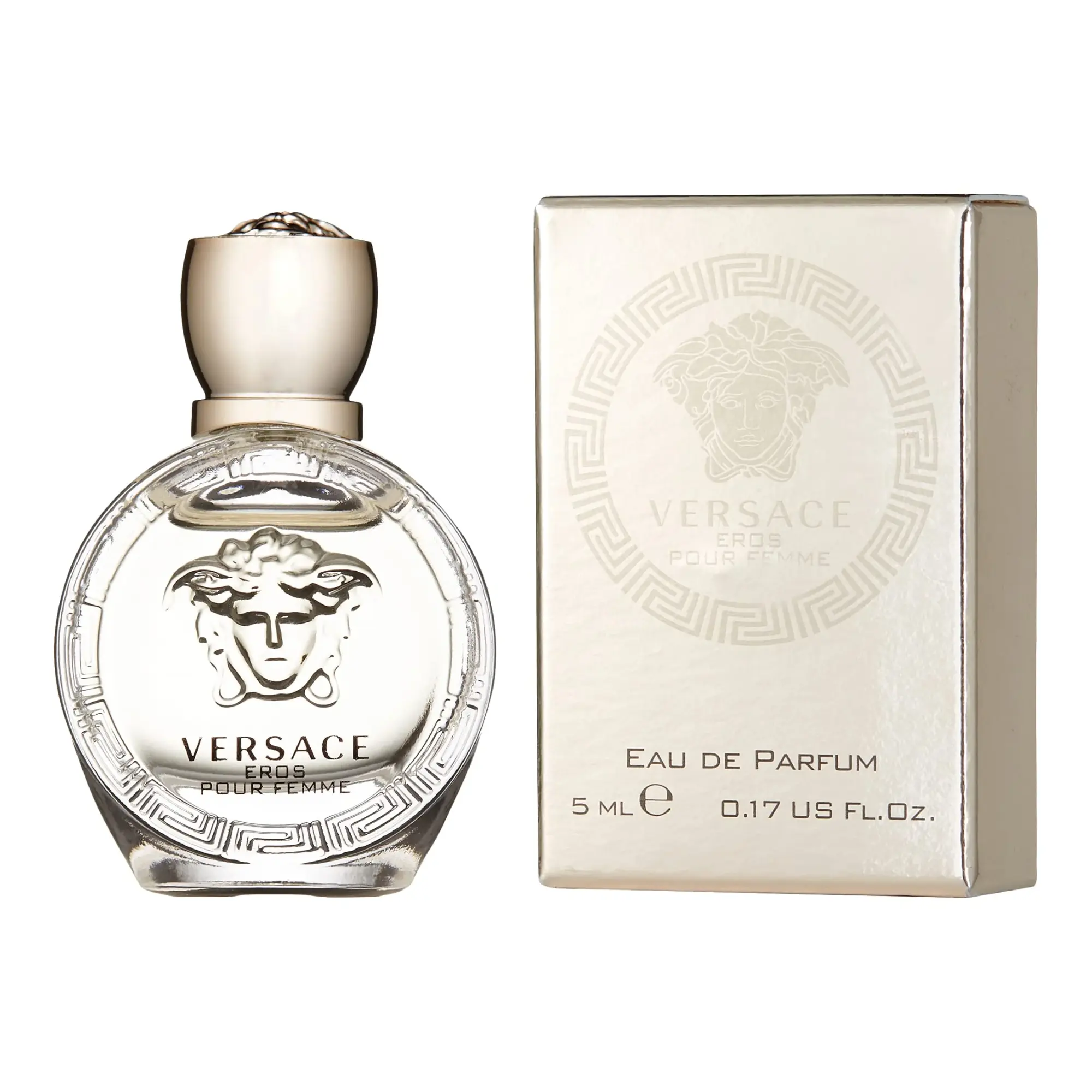 Versace Eros for Men Eau de Parfum Mini Spray, 0.17 Ounce
