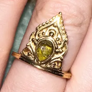 Moldavite Ring