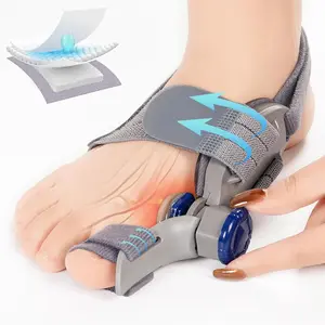 New Upgrade Treatmedy Bunion Corrector for Women & Men, Adjustable Bunion Fix Splint with Silicone Pad - Big Toe Straightener for Hallux Valgus Pain Relief, Fits Left/Right Feet (Day & Night Wear)
