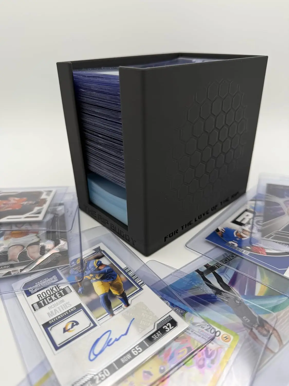 The Rip Buddy — Grading Prep Edition | Semi-Rigid Card Saver Dispenser