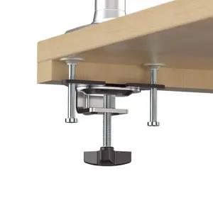 Monitor Stand Adapter Plate for Irregular Desks, Monitor Arm Desk Clip Extender, Adjustable Mounting Solution for Non-Standard Surfaces