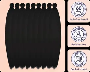 Gyal Braids Apple Cider Vinegar Pre-Rinsed Braiding Hair itch free braiding Hypoallergenic ACV Pre-Rinsed. 8 Bundles per Pack.26" Synthetic Extensions Hypoallergenic Chemical-Free Stylist Approved 100% Japanese Afrelle Kanekalon Fiber