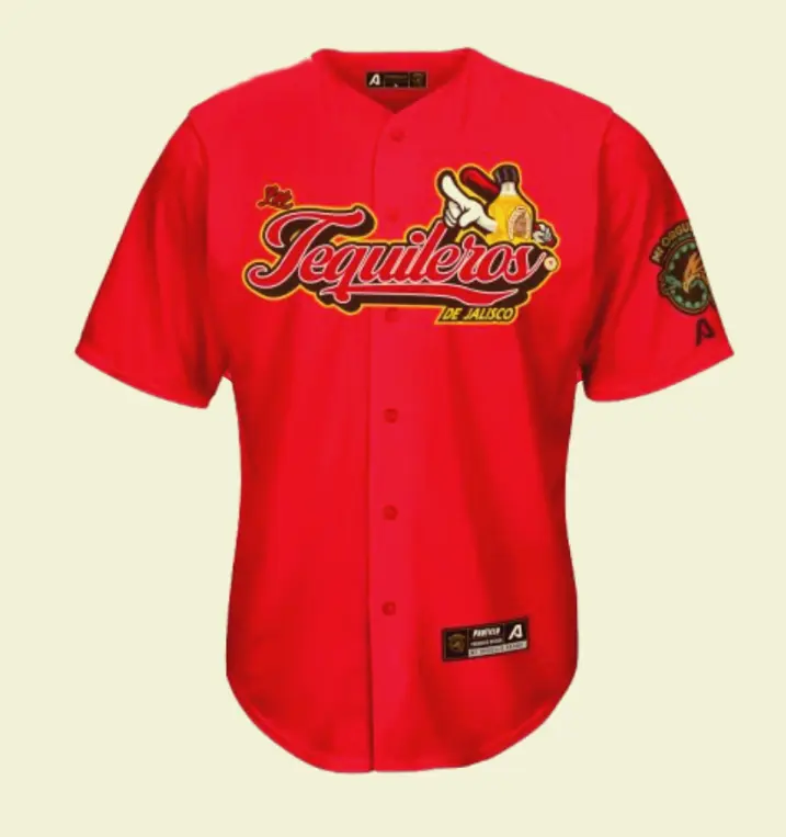[RED] TEQUILEROS DE JALISCO BASEBALL JERSEY