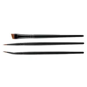 3 PiecesAngled Eyeliners Brushes Designed For Professional And Beginner Use