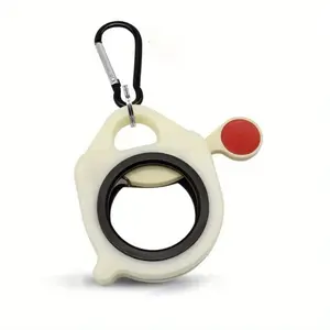 Cable Tie Organizer, Plastic Fluorescent Storage Cable Tie Holder, Portable Stable Ring Key Chain Storage Tool Parts