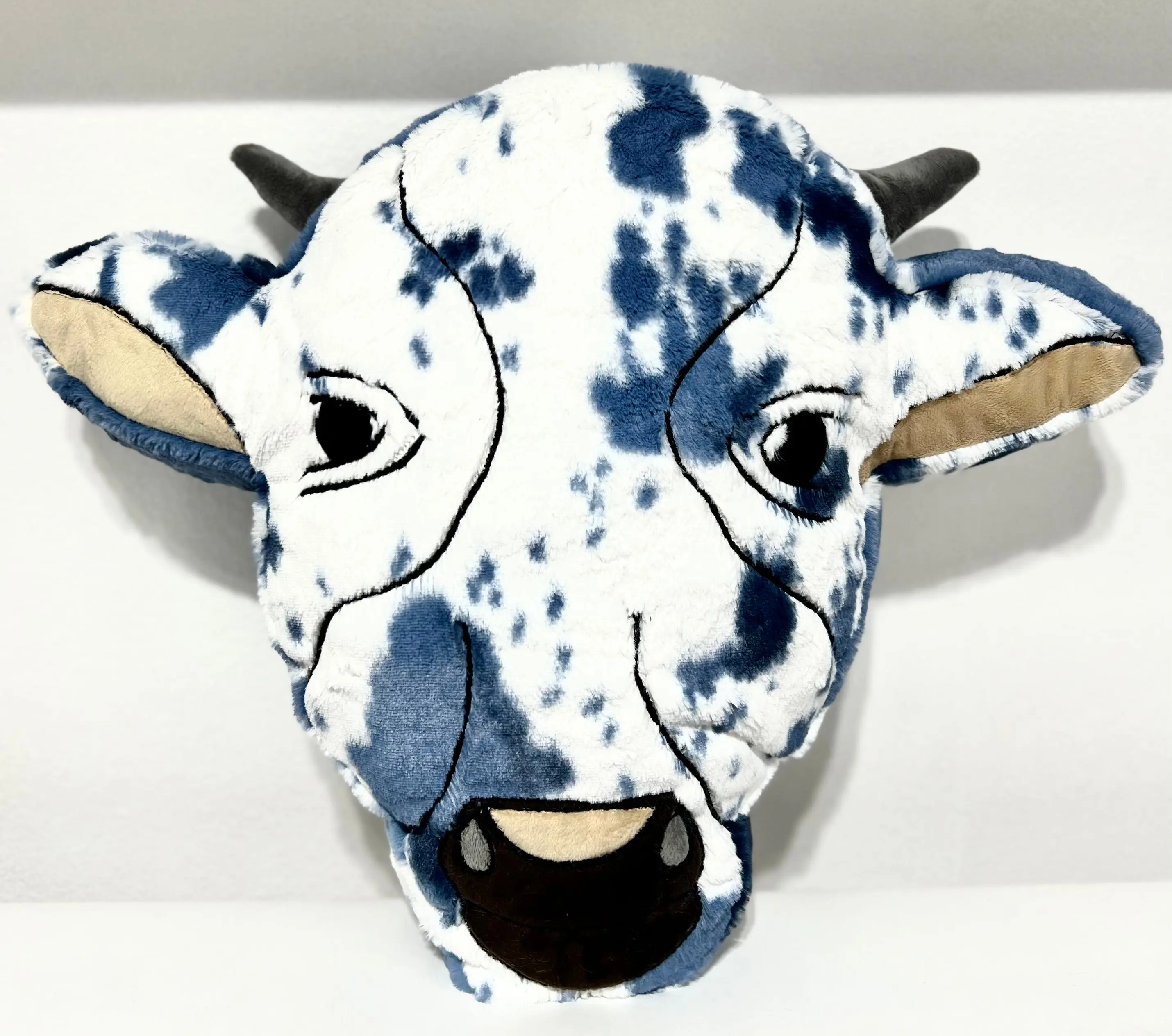 Western Minky Collection Cow Pillow