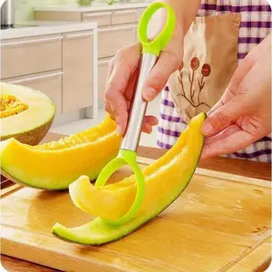 1pc Creative Fruit Seed Remover, Watermelon Cantaloupe Dig Pulp Separator, Mango Dragon Fruit Digger Spoon, Watermelon Fruit Knife Spoon, Kitchen Tool, Kitchen Stuff, Kitchen Gadget