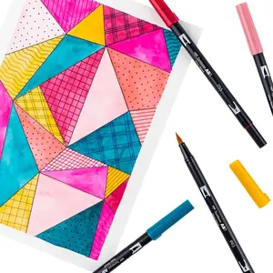 Tombow Dual Brush Pen Set of 10, Nineties