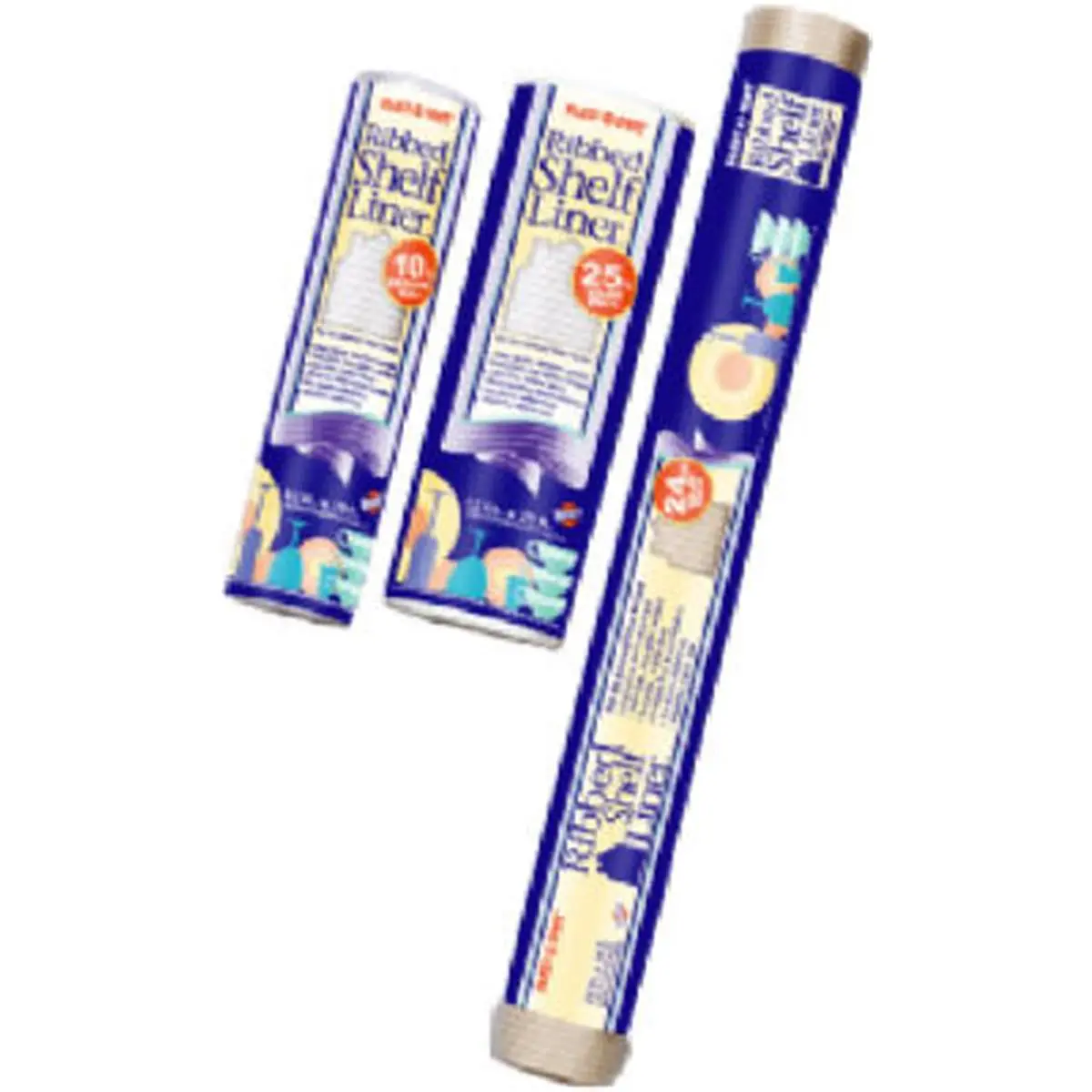 Warp Brothers SPM110-Q 12 in. x 10 ft. Bisque Ribbed Shelf Liner