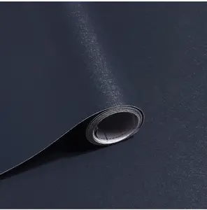Peel and Stick Wallpaper Dark Blue Contact Paper Solid Color Wallpaper Decorative Self Adhesive Removable Wallpaper Modern Contact Paper for Wall Vinyl Roll 118"x17.7"