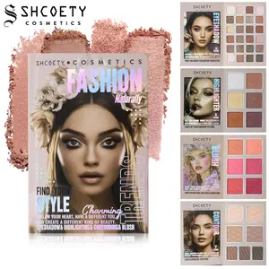 43-Color Book-Style Makeup Palette – All-in-One Eyeshadow, Blush, Contour & Highlighter Kit, 4-Layer Foldable Design, Smooth Matte & Shimmer Finish, Long-Lasting, High Pigment for Full Face Glam Look.
