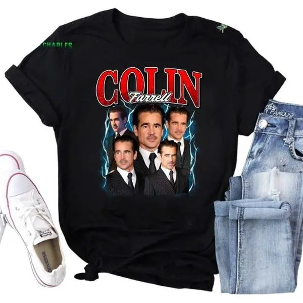 Shop A Stylish Of Colin Farrell Penguin Apparel And Tees Tshirt Cotton Menswear T-Shirt Top Classic Hoodie Spandex Sport
