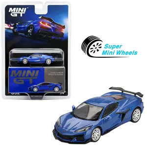 Mini GT 1:64 Chevrolet Corvette Z06 2023 Elkhart Lake Blue Metallic #892