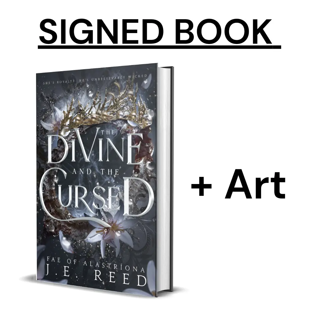 SIGNED Book | The Divine and the Cursed by J.E. Reed (Fae of Alastríona #1) indie book