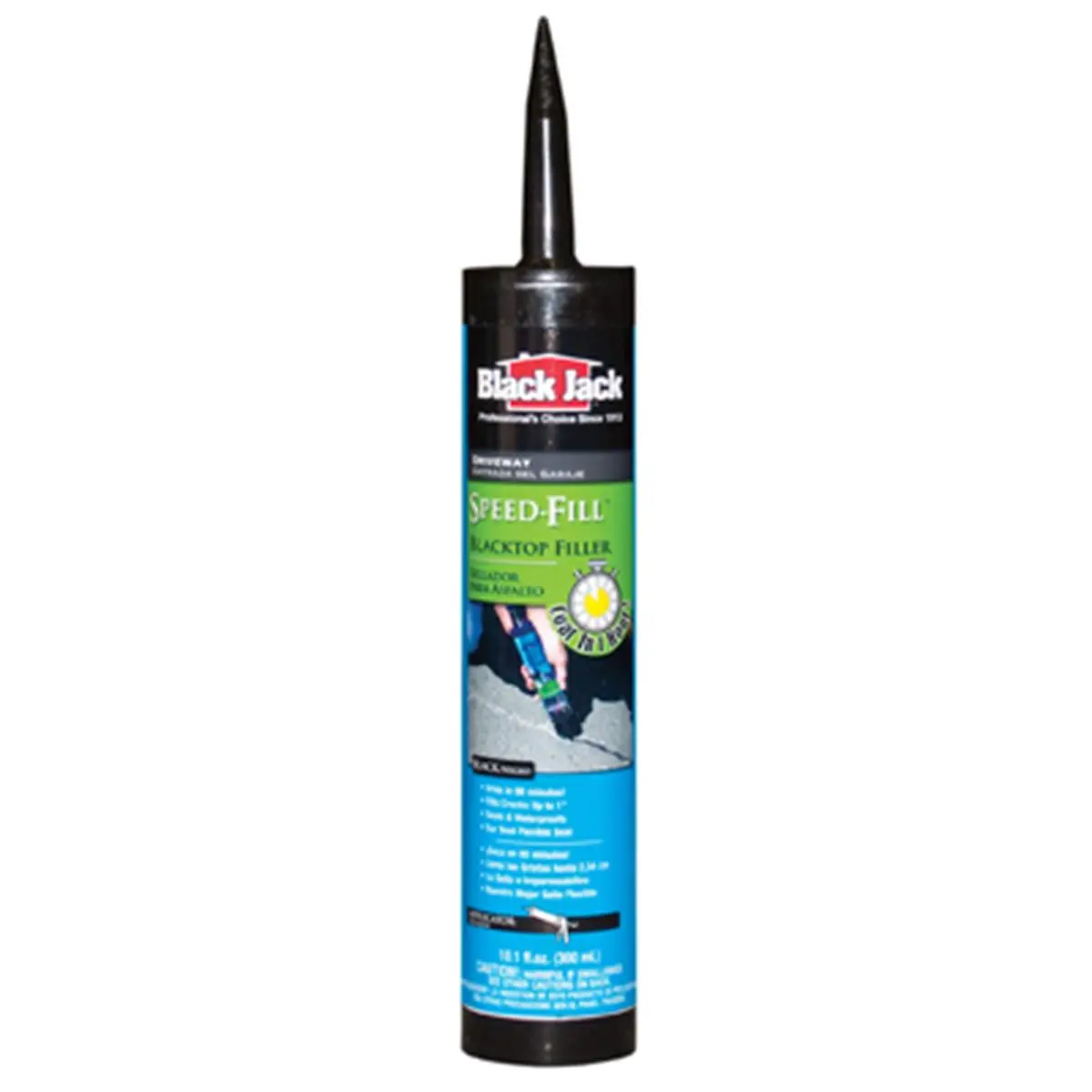 212 MAIN Rubberized Waterproof Blacktop Crack Filler - 10oz Coal Tar Free Waterproof Sealant for Asphalt Driveways, Pavement Repair, Blacktop Surfaces (Gardner-Gibson 6439-9-66) Rubberized Compound