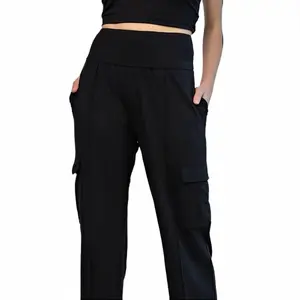 Black Butter Soft Cargo Pants (Reg. and Plus)