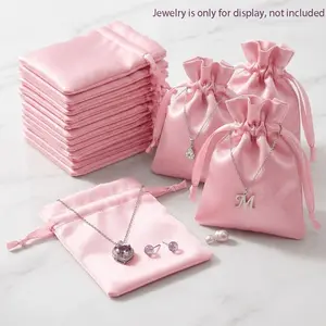 5pcs/set Gift for Her/Him Gift Bags with Drawstring, Reusable Bags for Jewelry, Wedding Party Favors, Candy, Crystals, Crafts, party supplies