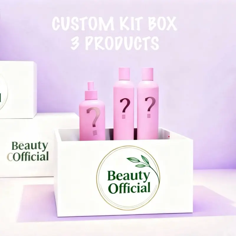 Beauty Official Custom Kit Box - Build Your Own with 3 Personalized Hair Care Products for Customized Hair Care, Personaliza Tu Propia Caja