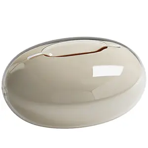 Multipurpose Tissue Box Reusable Simple Tissue Dispenser Drip Shape Tissue Box Decorative Tissue Box for Restroom Decoration