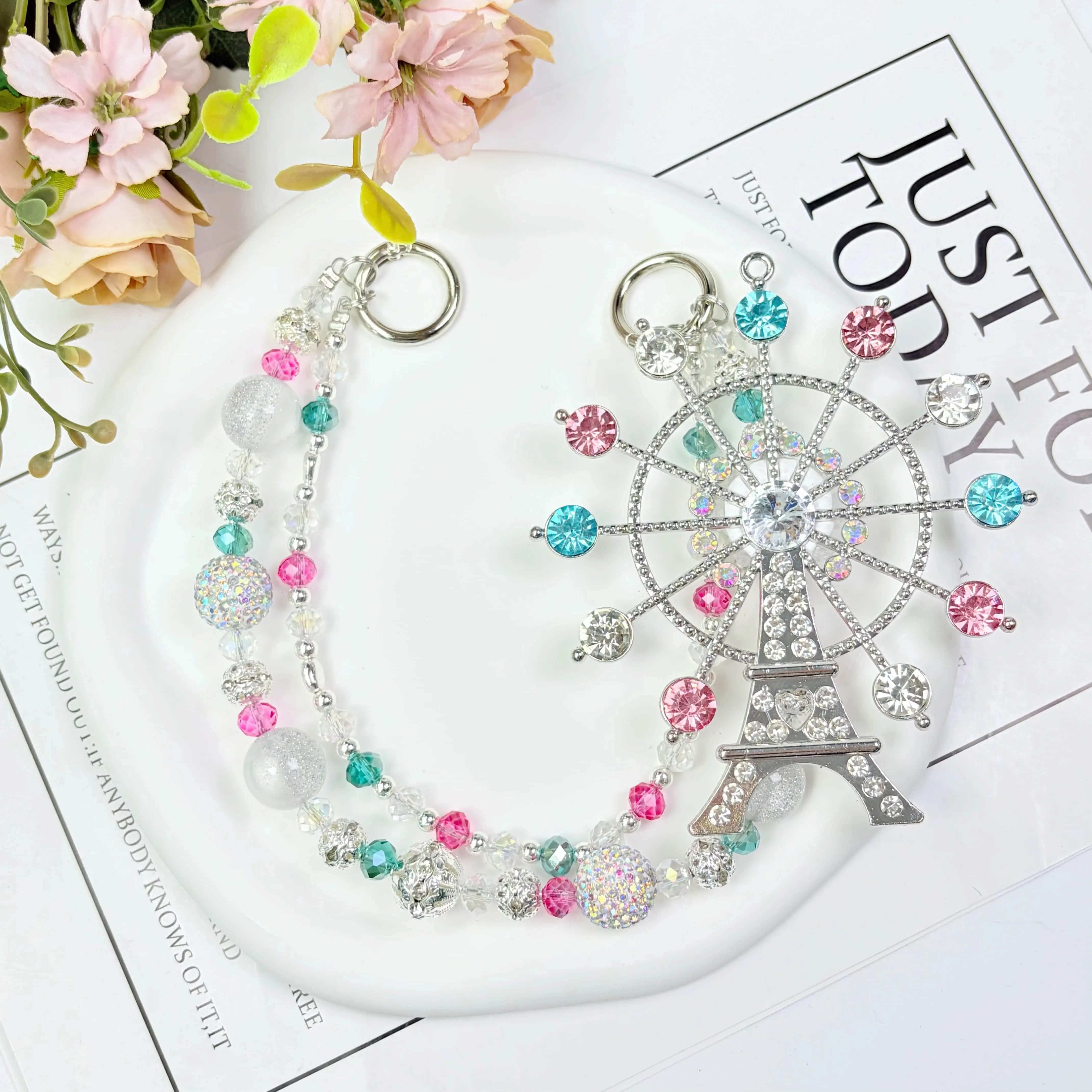 Exquisitely Crafted Bag Accessories,Delicate Handbag Pendant Accessory for Women, Detachable Bag Charm,Pretty Holiday Gift,Ideal Birthday Gift for Girls & Women,Summervibes