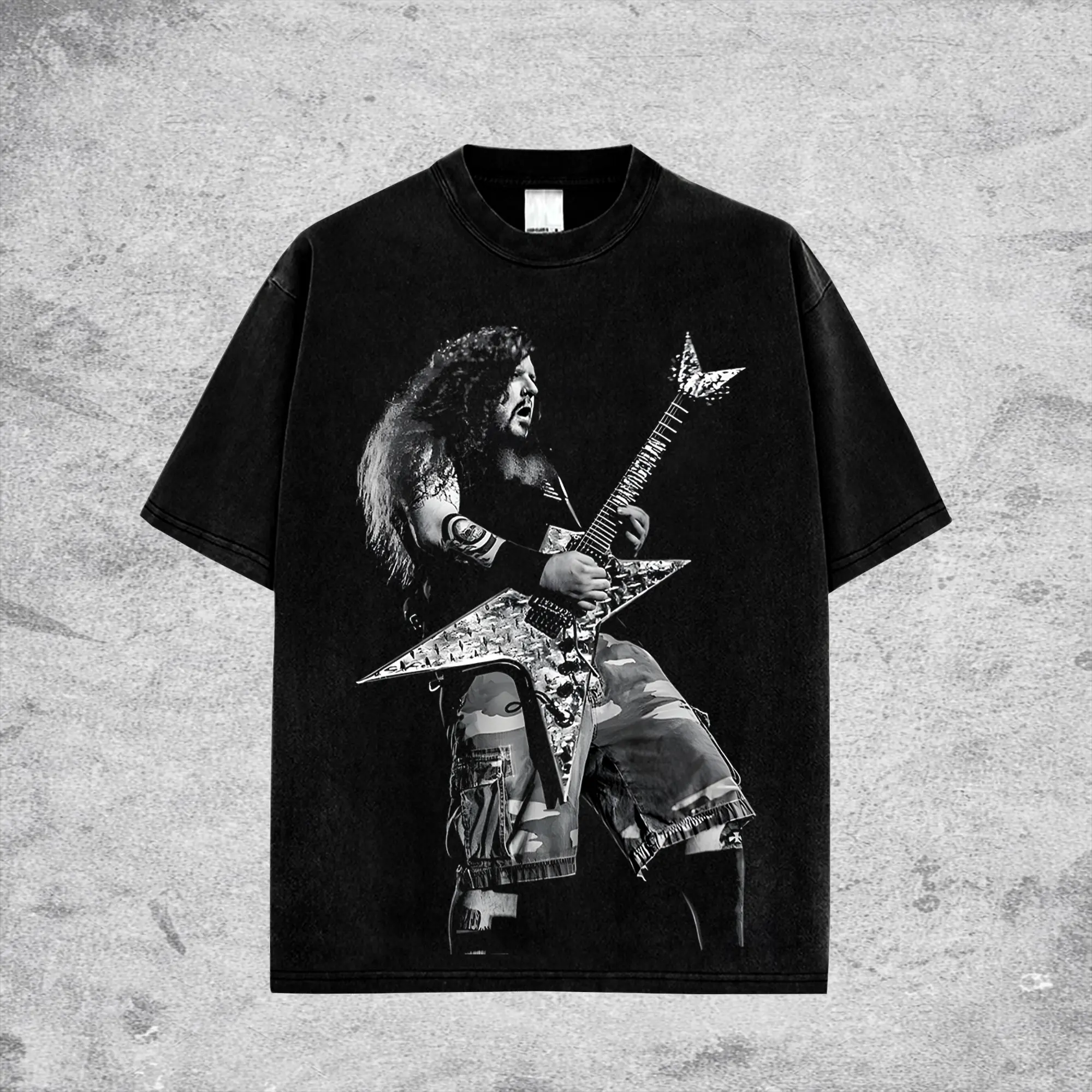 [$$$MANLIFE] Pantera Dimebag Darrell Guitarist  Retro Unisex 100% Cotton T-Shirt – Pantera Band 100% Heavyweight Cotton, 90s Records Rock Groove Metal Cotton Tee, Groove Metal Rock Band Shirt, Oversized Vintage Tee, Heavy Metal Merch, Gift for Rock Fans