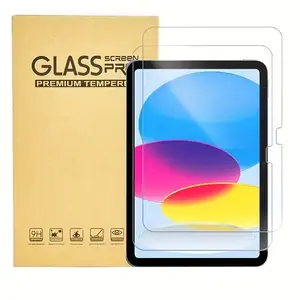 2pcs HD Tempered Glass Screen Protector For iPad / IPad Air/Pro/Mini 1-11 Gen, 9.7/10.2/10.5/10.9/11/12.9 Inch, 2022/iPad Air 2024/iPad Pro 2024/M2/M3, Tablet Protector