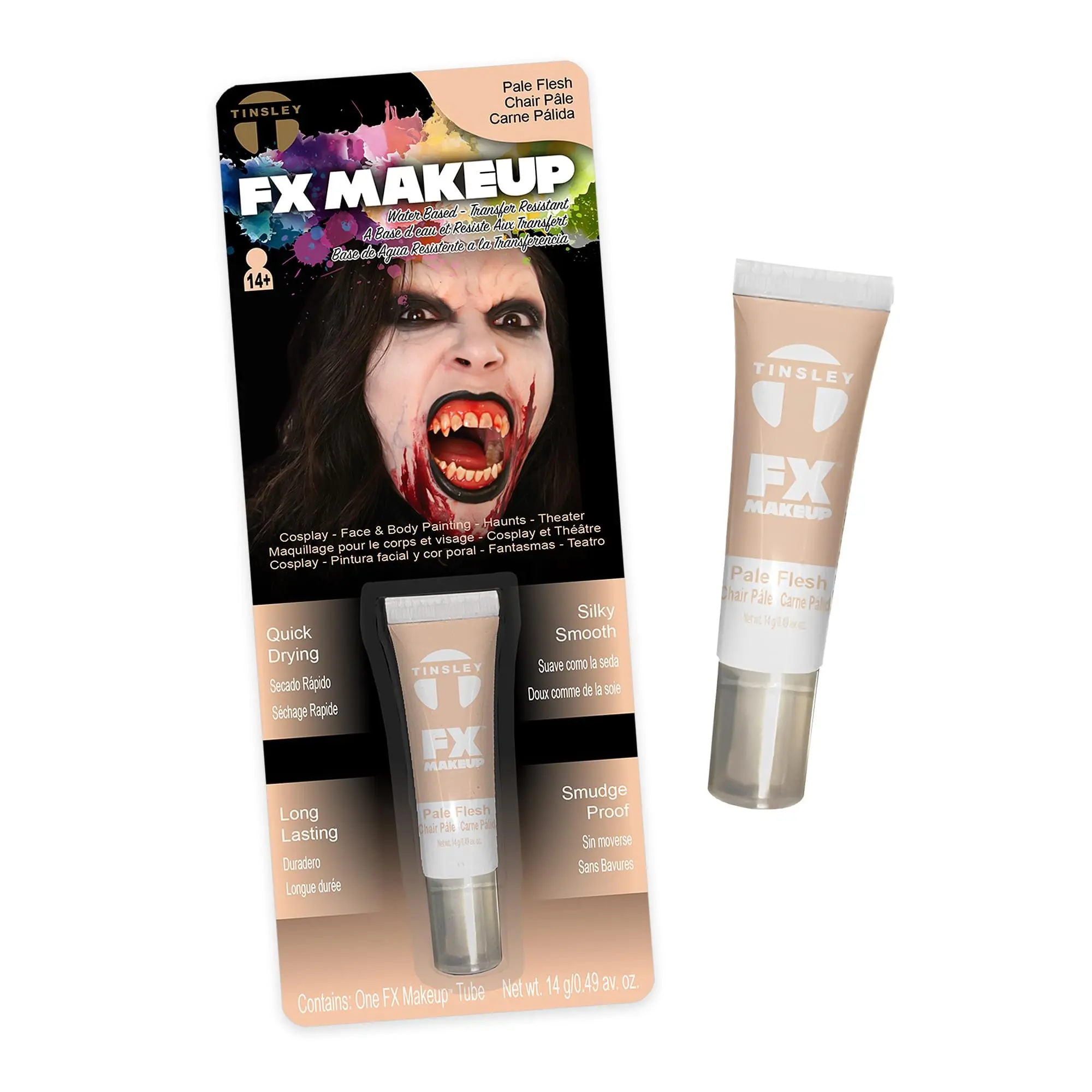Pale Flesh FX Makeup, Halloween Party Accessory for Festive Costumes