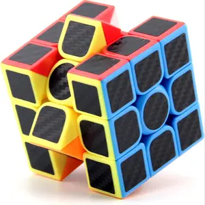 Kids Carbon Fiber Three-Layer Magic Cube, Fun Intelligence Toy for Beginners, Professional Competition Rubik's Cube, Stress Relief Gift, Puzzle Cube, Speedcube