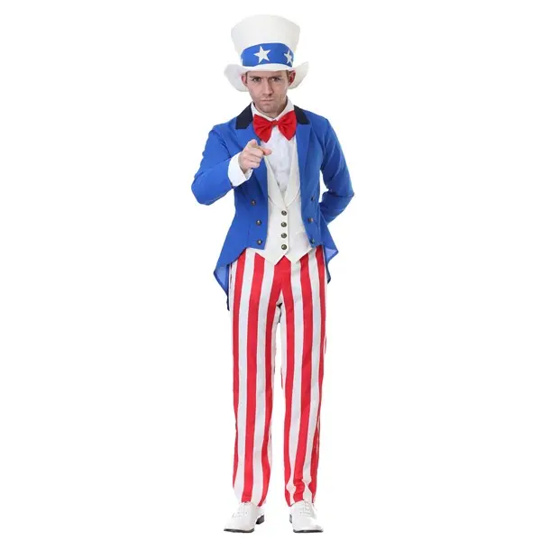 Plus Size Classic Uncle Sam Costume for Men