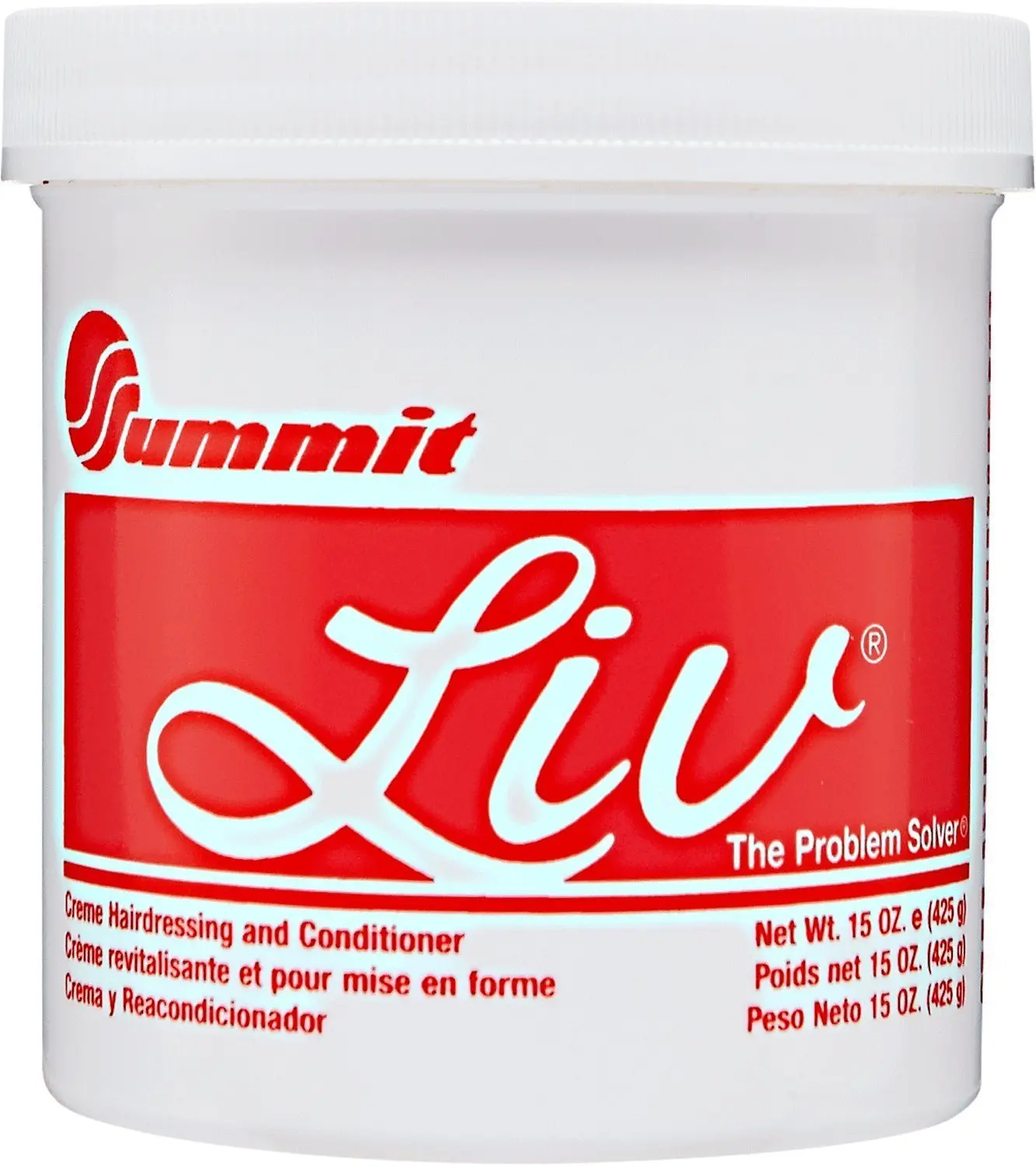 Liv Cream Hairdressing Nutritive Conditioner - 15 oz Haircare Treatment for Dry Hair, Conditioning Formula That Boosts Luster, Hair-Moisturizing, Adds Luster, Hair Care